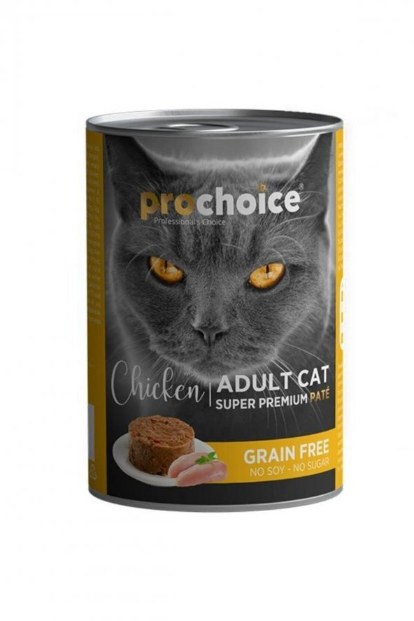 Prochoice Tavuklu Pate Konserve Yetişkin Kedi Maması 400 G ürün görseli