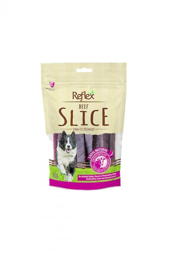 Reflex Beef Slice Dana Eti Dilimleri Köpek Ödülü 80 G