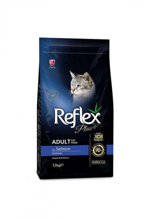 Reflex Plus Somonlu Yetişkin Kedi Maması 15 KG