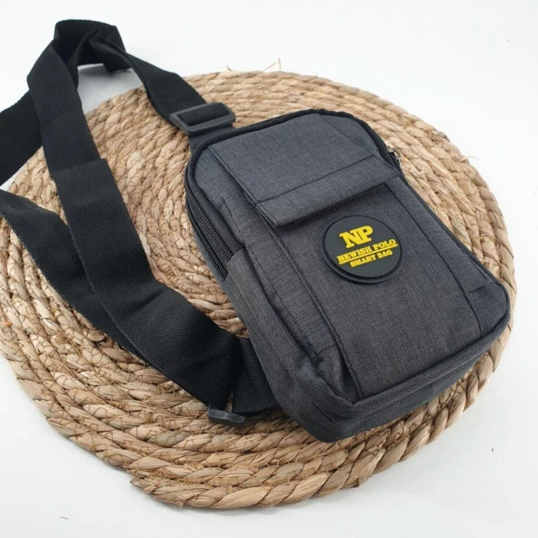 Küçük Boy Kapaklı Erkek Göğüs Çantası - Resim 6