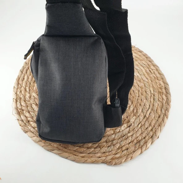 Küçük Boy Kapaklı Erkek Göğüs Çantası - Resim 11