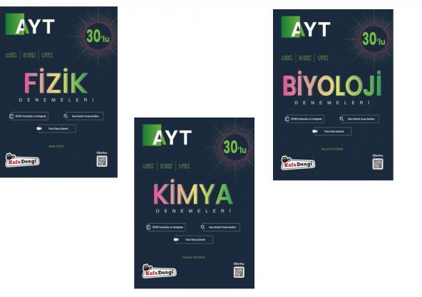Kafadengi Ayt Fizik Kimya Biyoloji Branş Deneme Seti 2023 ürün görseli 1