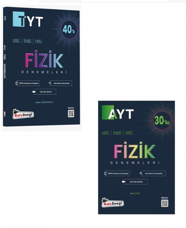 Kafadengi Tyt Ayt Fizik Branş Denemesi Seti 2023 ürün görseli