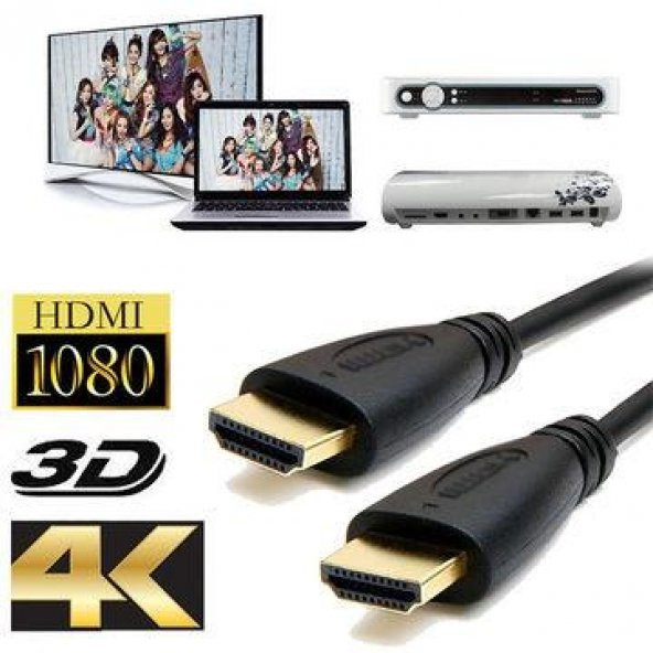 HDMI Kablo V2.0 4K 3D - 0.50 Metre