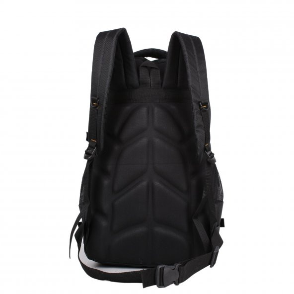 Bagacar IZDAG Kahve Siyah Seyahat Sırt Çantası 60 LT 17" Laptop Bölmeli - 4