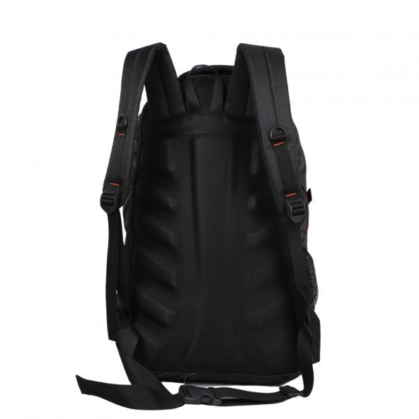 Bagacar IZDAG Siyah Bordo Seyahat Sırt Çantası 60 LT 17" Laptop Bölmeli - 4