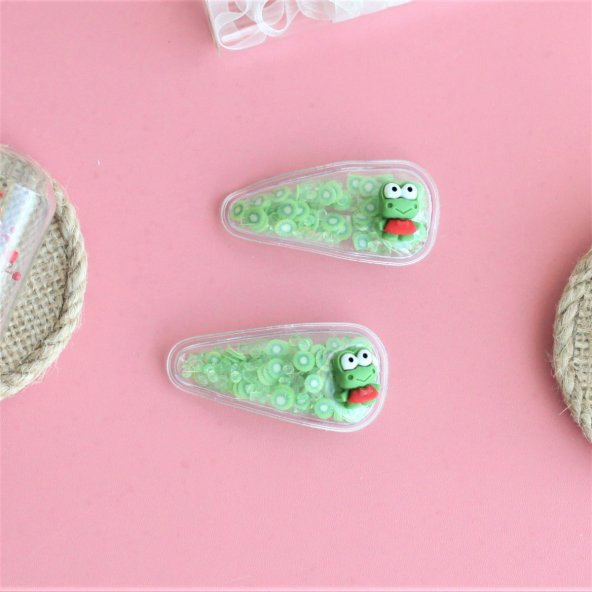 2'li Peluş Toka Sevimli Hayvanlar - 3