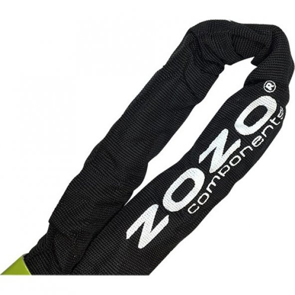 Zozo Zozo - Zincir Kilit - 6X90 cm Şifreli Siyah - 2