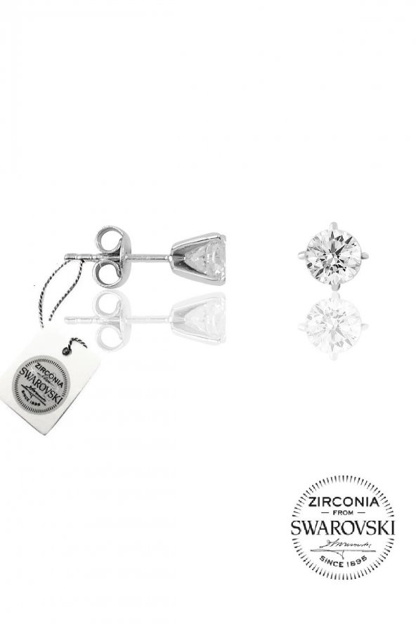 Gümüş Swarovski tek taş modeli üçlü set SGTL20507 - Resim 2