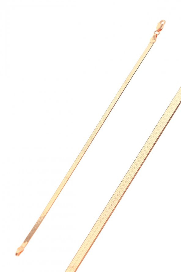 İtalyan yassı bileklik rose ürün görseli 1