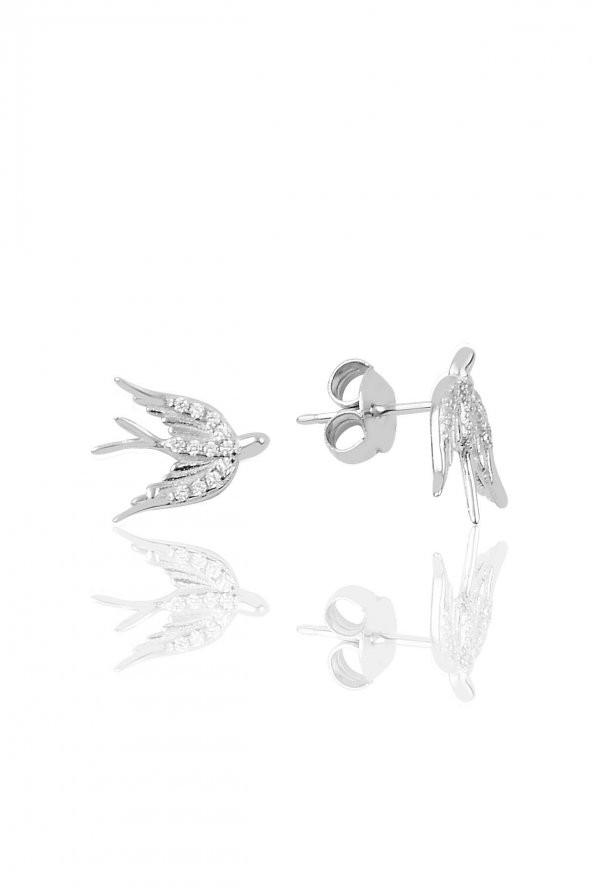 Gümüş Kırlangıç küpe ürün görseli 1