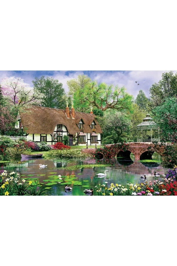 Art Puzzle Nilüfer Çiçekleri 1000 Parça Puzzle - Resim 2