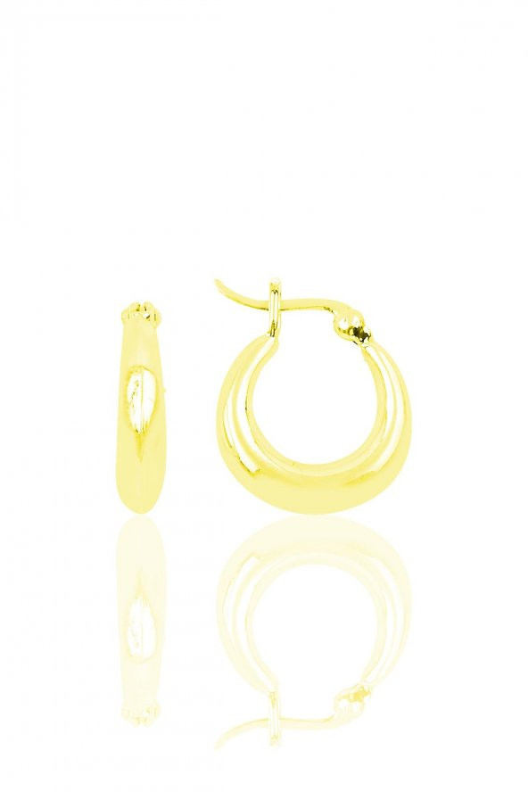 Gümüş 16 mm halka küpe ürün görseli