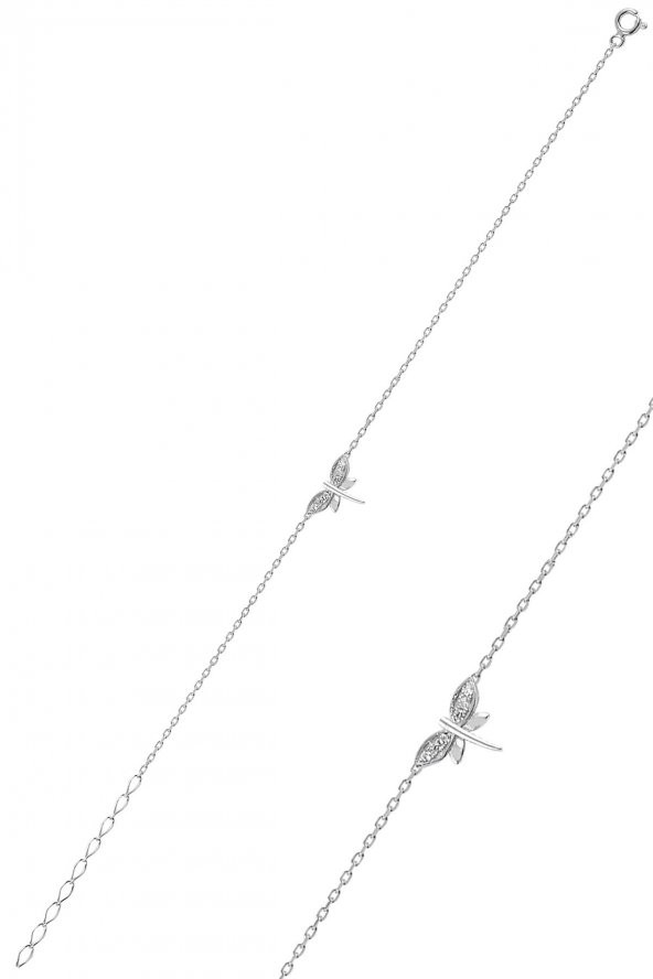 Gümüş rodyumlu yusufçuk bileklik ürün görseli