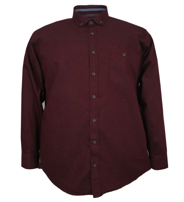 Büyük Beden Battal Boy Erkek Gömlek Gabardin - 2