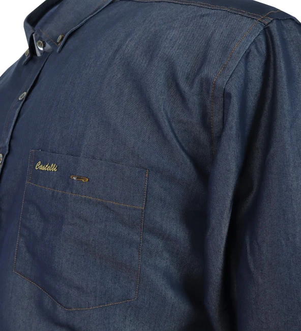 Büyük Beden Battal Boy Erkek Gömlek Gabardin - 10