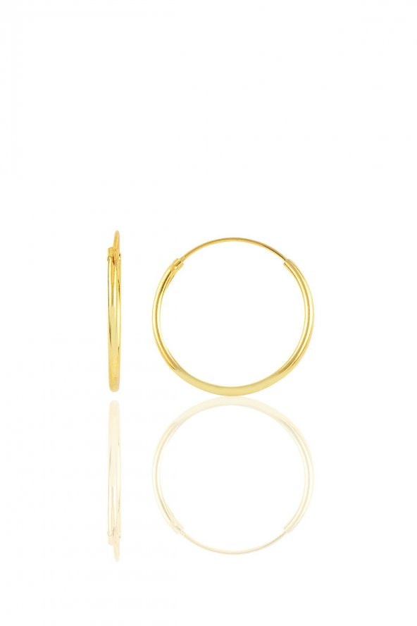 Gümüş halka küpe