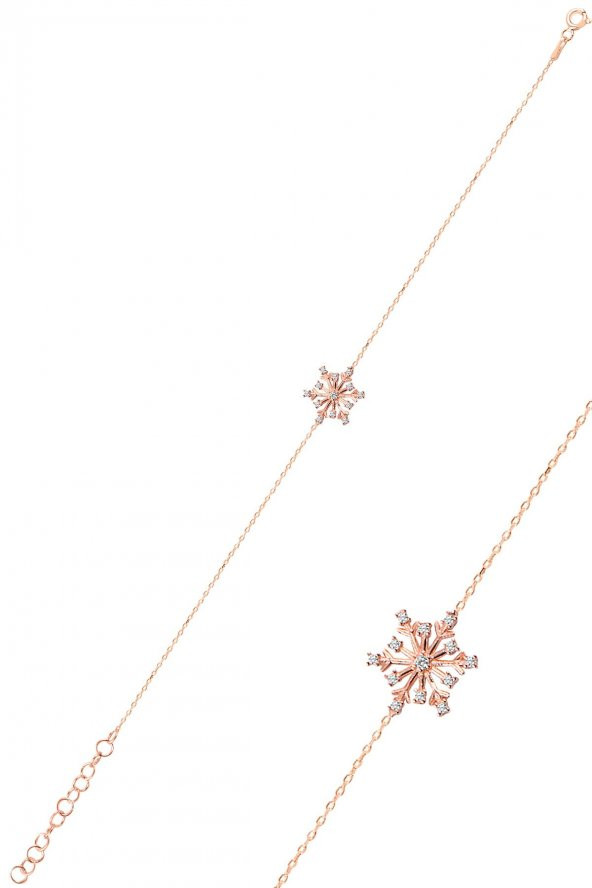 Gümüş rose kartanesi modeli üçlü set - Resim 3