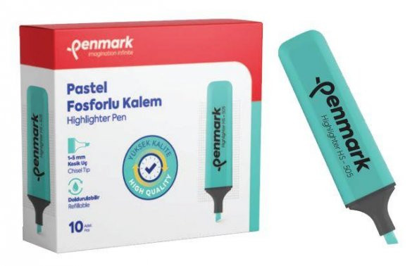 PENMARK FOSFORLU KALEM PASTEL NANE SEKERI 10L 5050