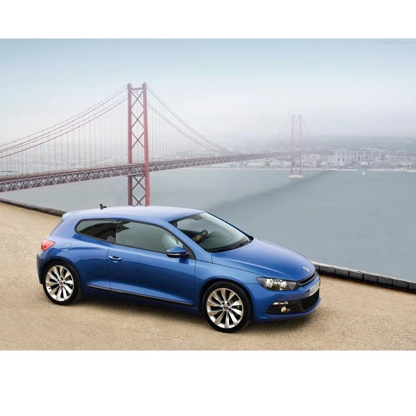VW Scirocco 2009-2018 Cam Suyu Fiskiye Bidonu Mavi Kapak 357955455 - 2