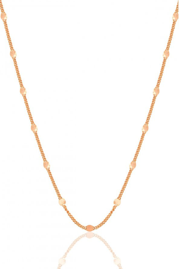 Gümüş rose pullu gurmet  zincir. ürün görseli