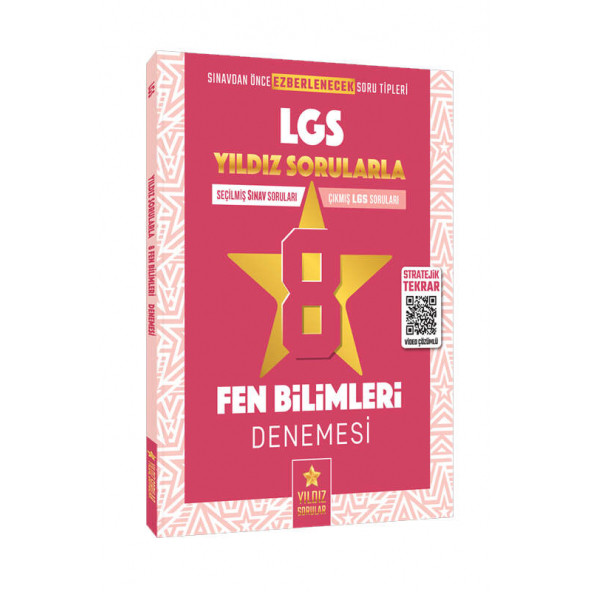 Yıldız Sorular 8. Sınıf LGS Fen Bilimleri 8 Deneme Video Çözümlü Yıldız Sorular