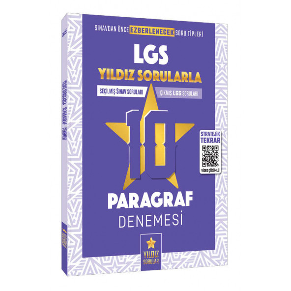 Yıldız Sorular Yayınları 8. Sınıf LGS Paragraf 10 Deneme