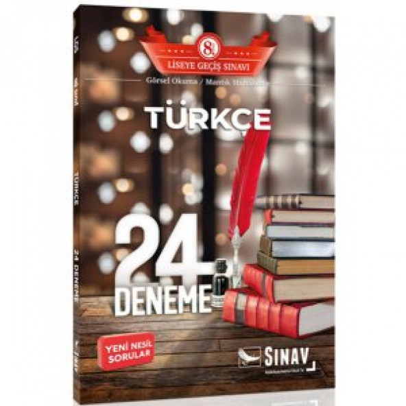 Sınav Yayınları 8. Sınıf LGS Türkçe 24 Deneme