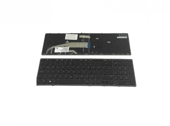 Hp ZBook M9R63AV Notebook Klavye - Tuş Takımı / Siyah - TR - Backlit
