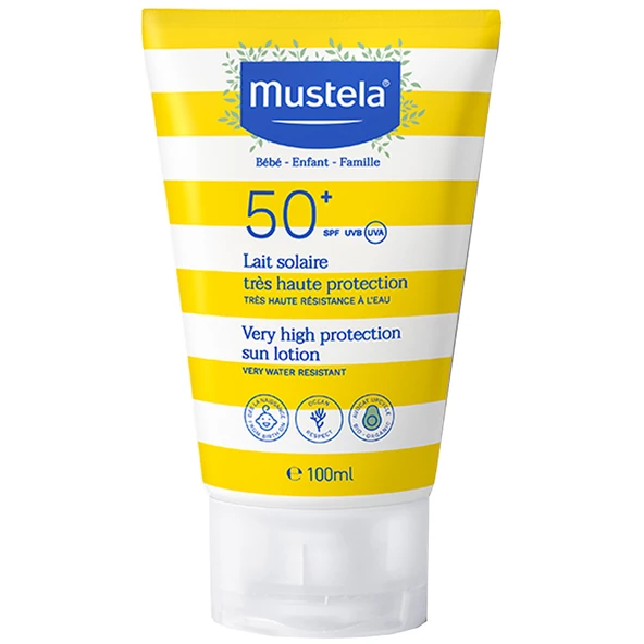 Mustela Çok Yüksek Koruma Faktörlü Güneş Losyonu Tüm Aile İçin Spf 50+ 100 ml