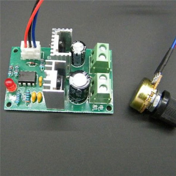 DC 12-36v 3A Pwm Motor Hız Kontrol Kartı Tek Yönlü - 5