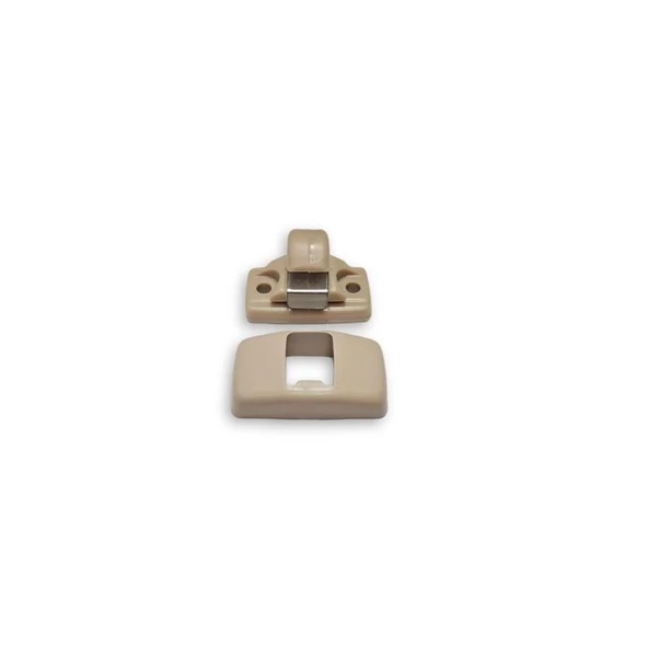 Seat İbiza 2003-2009 Güneşlik Tutucu Klipsi Kanca Bej Krem 3B0857561B - 3