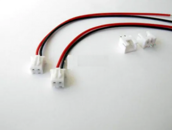2,54MM 2PİN JST XH KABLOLU KONNEKTÖR BEYAZ TAKIM