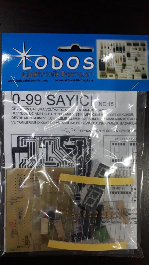 99 SAYICI (Demonte) Hobby Devreleri Lodos Elektronik - 2