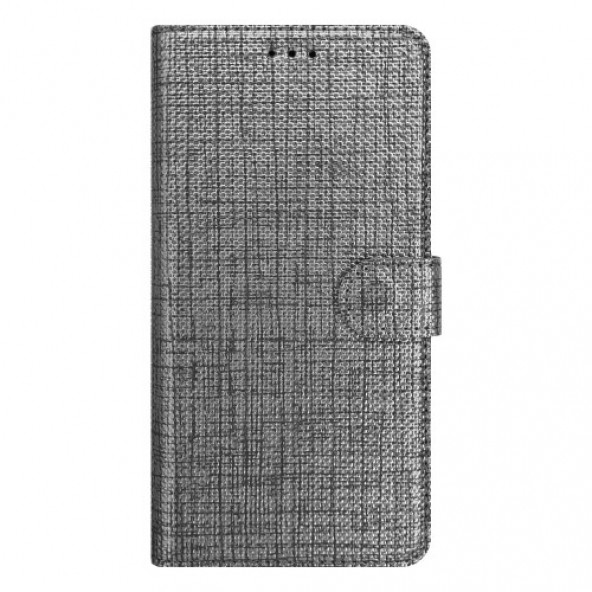 Samsung Galaxy A03s Kılıf FitCase Fabric Kapaklı Cüzdanlı - 3