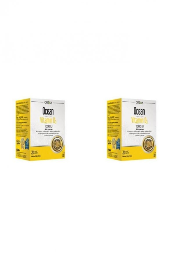 Ocean Vitamin D3 1000 IU Sprey 20 Ml 2Li PAKET (SKT:05/2024) - 1