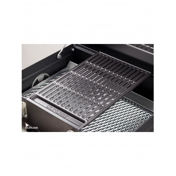 Guruss Cg-050 Kömürlü Barbekü Mangal Tam Set Yeşil - 5