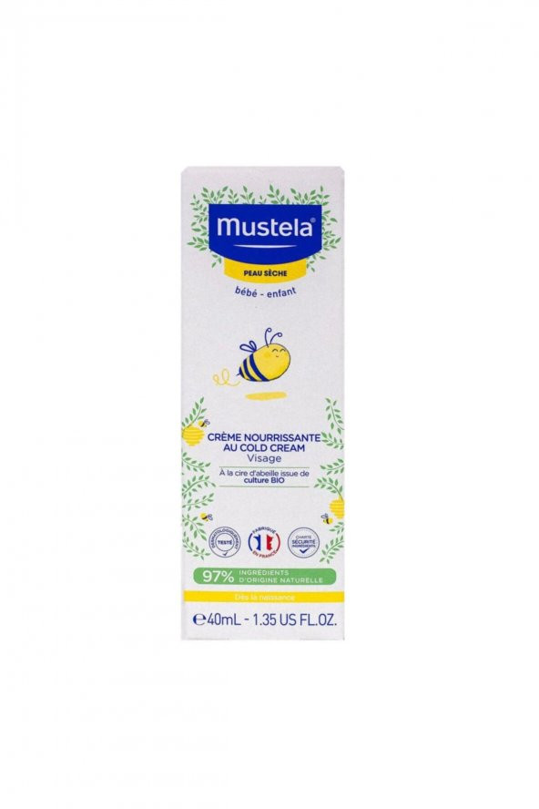 Mustela Cold Cream İçeren Besleyici Yüz Kremi 40 ml ürün görseli