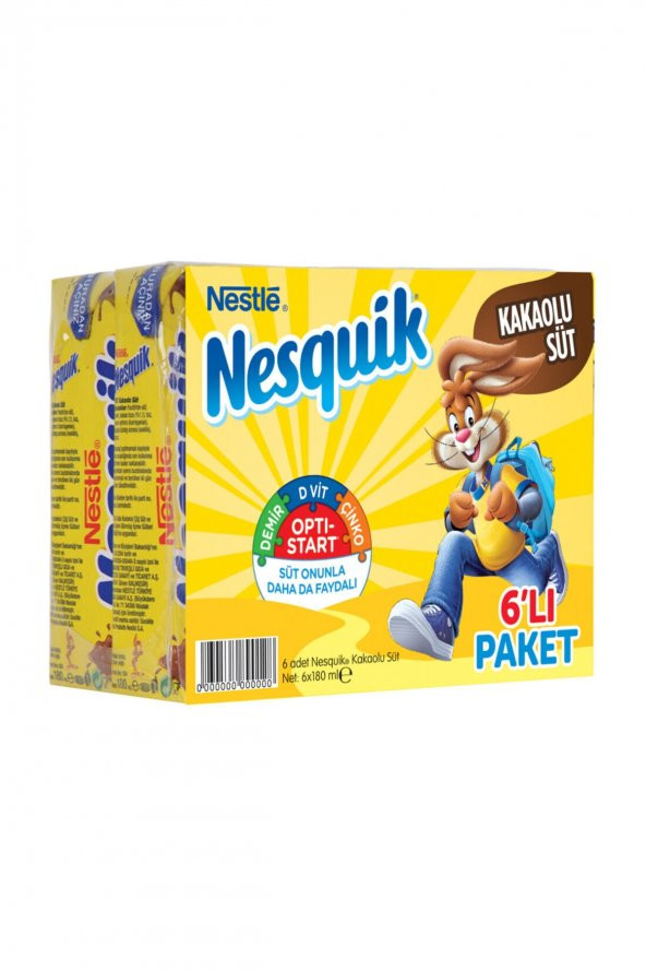Nesquik Kakao Süt 180 ml 6lı
