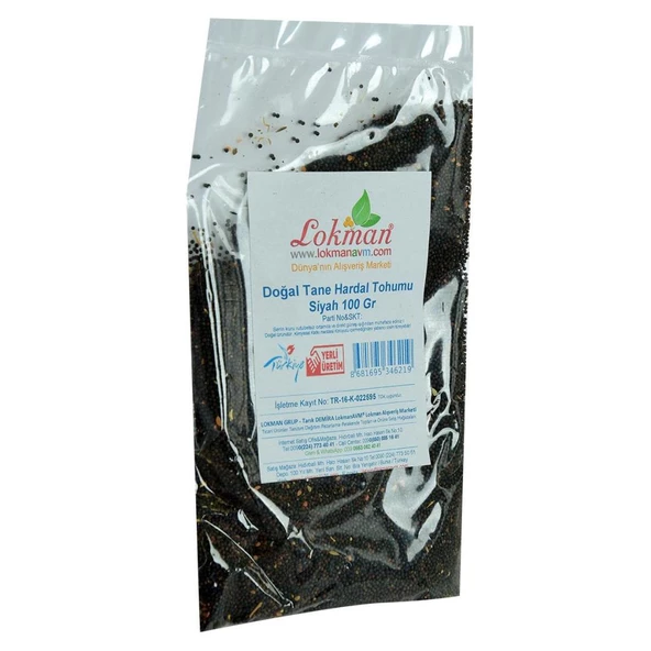 Doğal Saf Tane Siyah Hardal Tohumu 100 GR Paket - 3