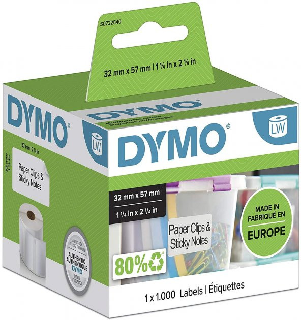 DYMO 32x57mm LabelWriter Çok Amaçlı Etiket (11354)