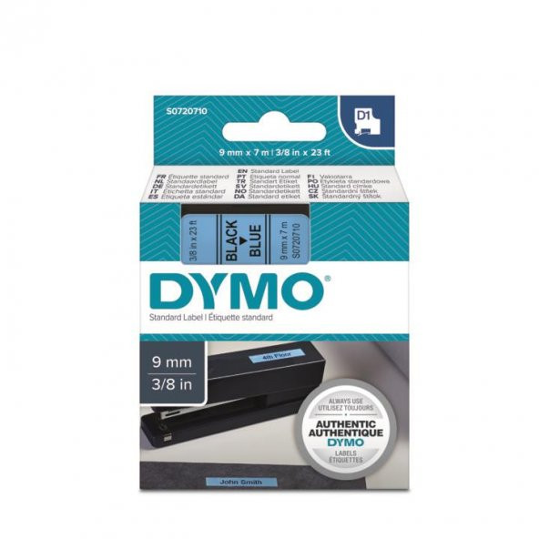 DYMO D1 Mavi/SiyahYedek Şerit 9mm x 7mt (40916)