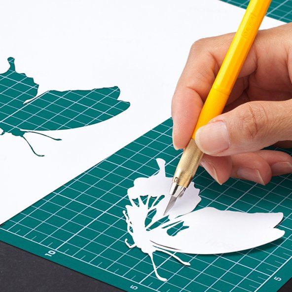 Olfa Ak-5 Kretuar Tasarım Bıçağı (30 Adet Yedek Bıçaklı) - 2