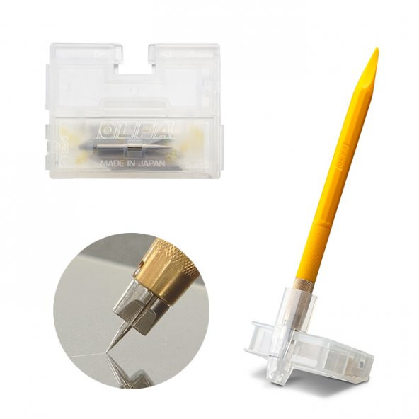 Olfa Ak-5 Kretuar Tasarım Bıçağı (30 Adet Yedek Bıçaklı) - 5