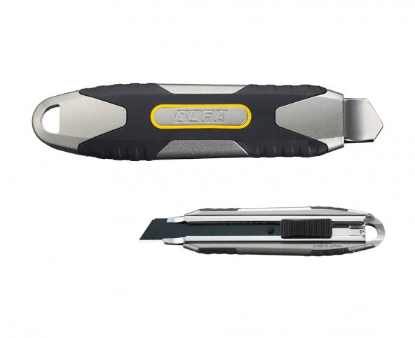 OLFA MXP-AL Alüminyum Otomatik Kilitli Geniş Maket Bıçağı