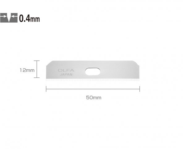 OLFA SKB-7/10B Çift Yönlü Emniyetli Maket Bıçağı Yedeği (10 lu)
