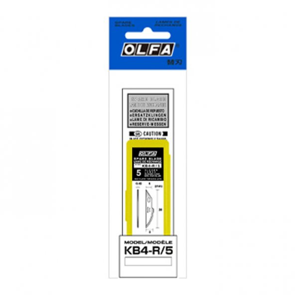 OLFA KB4-R/5 Maket Bıçağı Yedeği (5 li) - 2