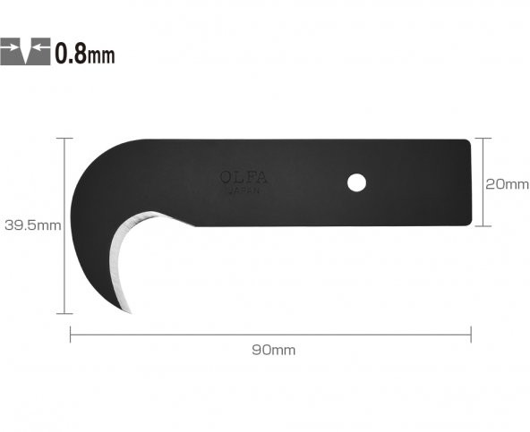 OLFA HOB-1 Yedek Bıçak (HOK-1 Maket Bıçağı Yedek Ucu)