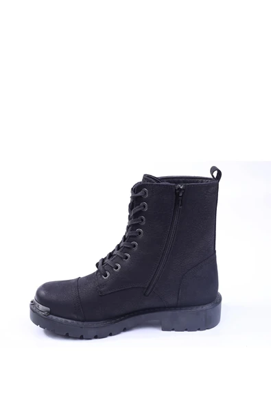 Hammer Jack 102-17600 Siyah Yıkama Nubuk Erkek Motorcu Bot - Resim 2