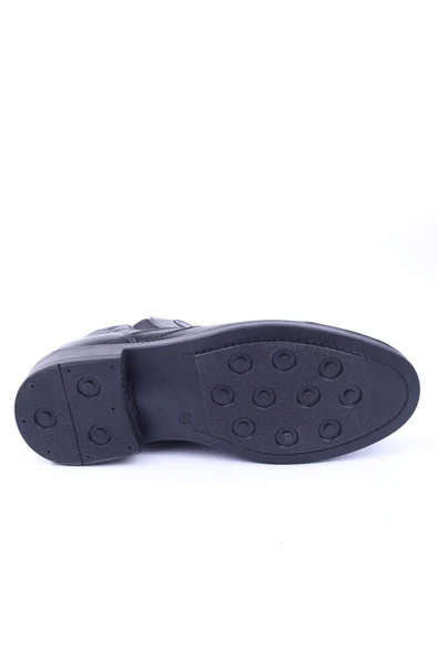 Smart 1041 Erkek Hakiki Deri Günlük Bağcıksız Kürklü Bot - Resim 5